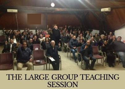 THE LARGE GROUP TEACHING